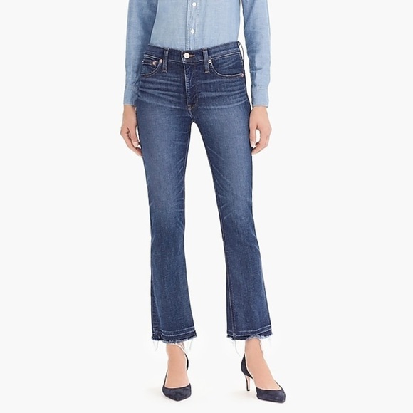NWT J. Crew Billie Demi Boot Crop Jeans - Picture 1 of 12